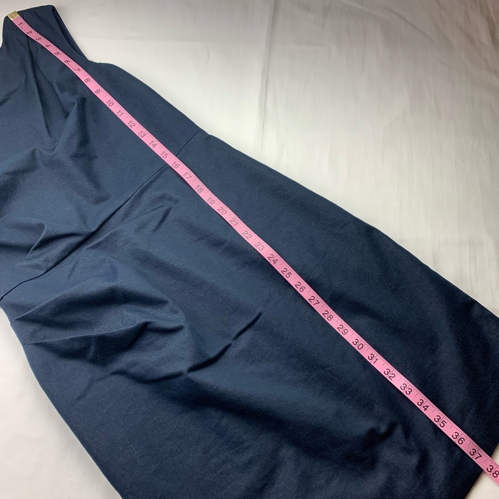 Suzi Chin for Maggy Boutique Blue Sheath Dress - Picture 6 of 8